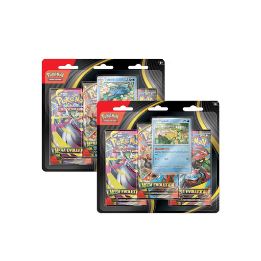 MEGA Evolutions 3-Pack Blister (ENGLISH)